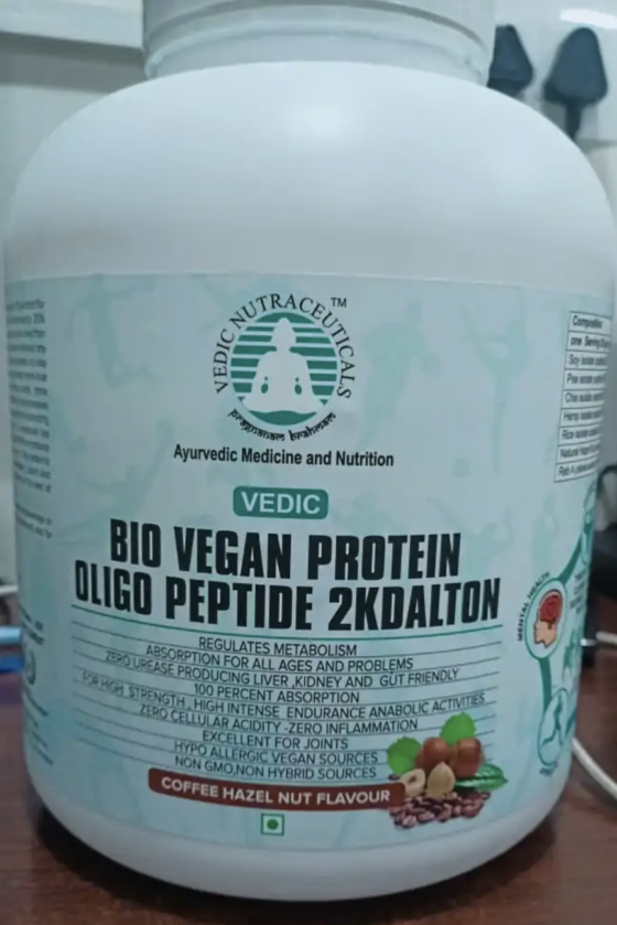 Bio Vegan Protein Oligo Peptide 2Kdalton (Coffee Hazelnut )